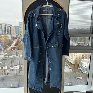 Denim Trench Coat